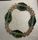 Glass and Crystal bracelet - Image 1