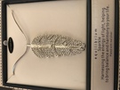 Silver plated Leaf necklace - Image 1