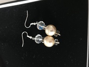 Majorcan Pearl and Crystal Earrings