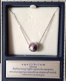 Ball Pendant Necklace Plated in White Gold - Image 2
