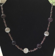 Handmade semi precious stone necklace