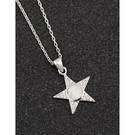 Star shaped Opalescent necklace - Image 1