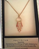 Lovely Rose Gold Sparkly necklace - Image 1