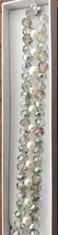 Crystal & Freshwater pearl bracelet