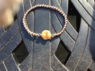 Rose gold and yellow resin bracelet  - Image 1