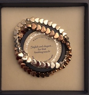 Silver and Rose Gold Plated bracelet 